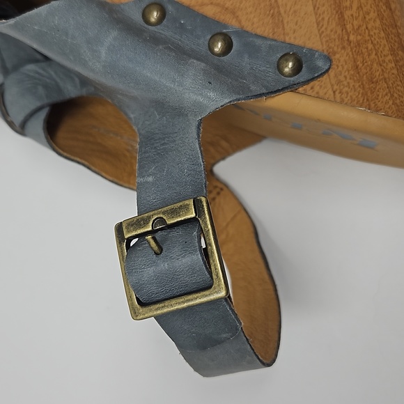 Korks Woven Leather Stud Platform Sandals Size 9 - Picture 9 of 14